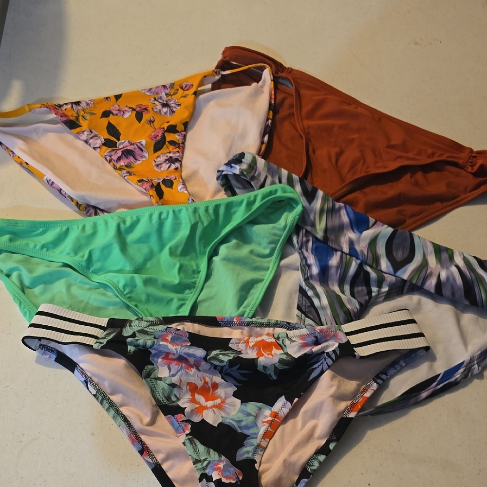 Colorful Bikini Bottoms Set